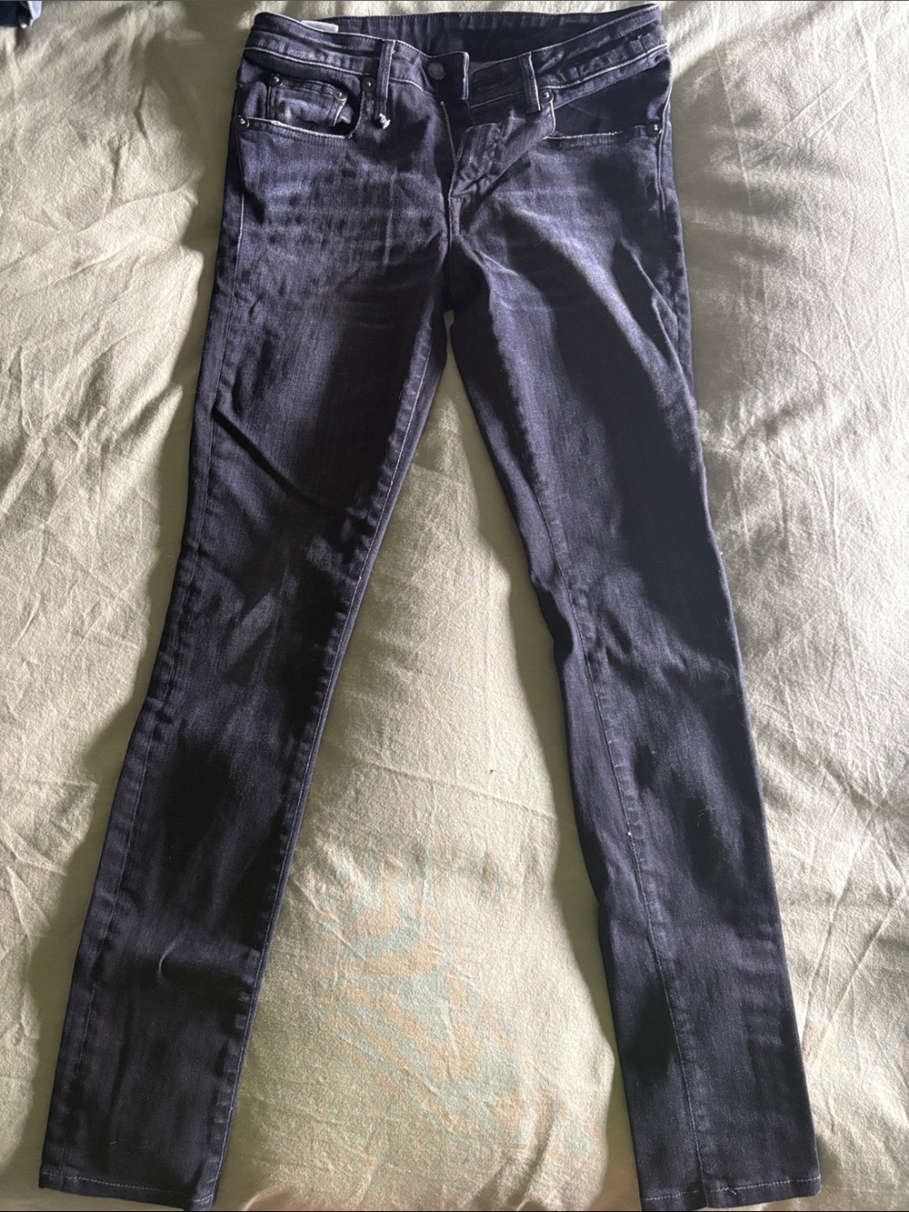 R13 Women's Allison Skinny Jeans in Black